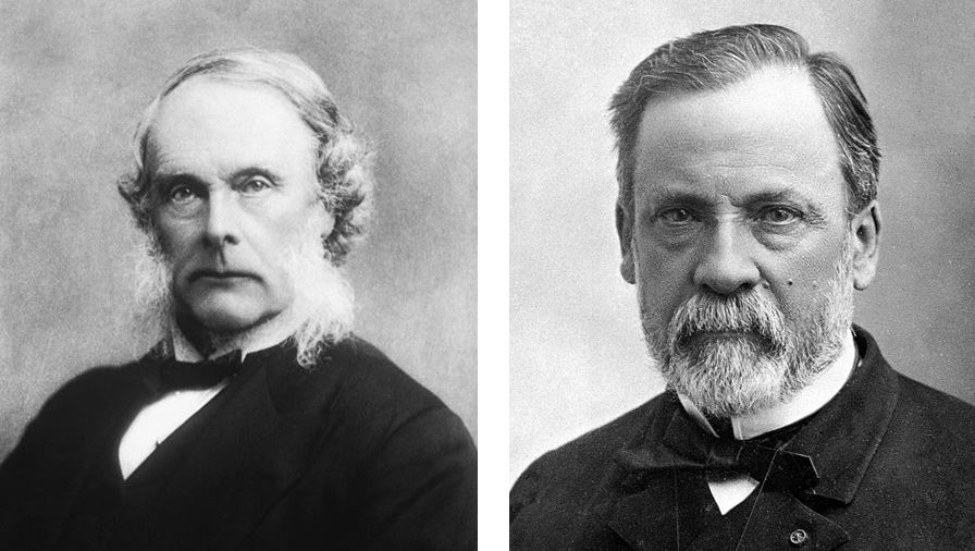 Joseph Lister et Louis Pasteur, pionniers de l'aseptie