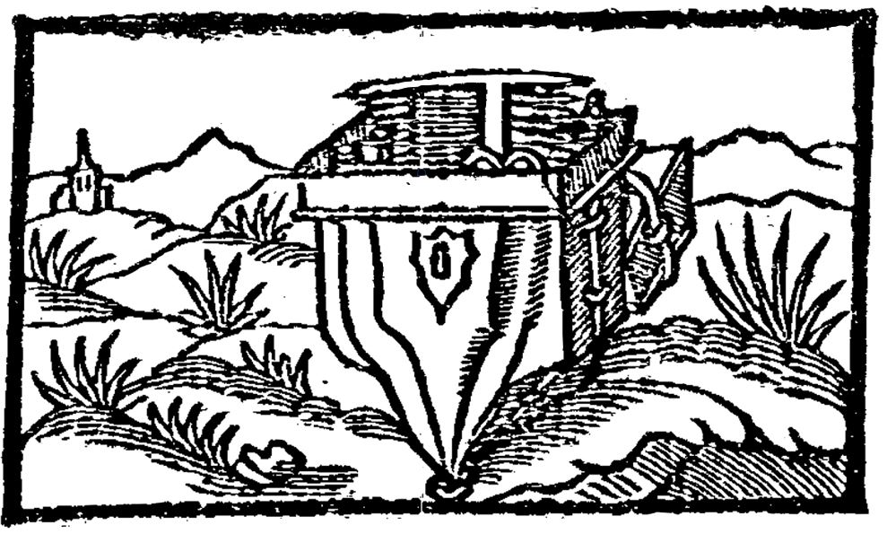 Etui à peigne d'après "les blasons domestiques" de Gilles Corozet en 1539