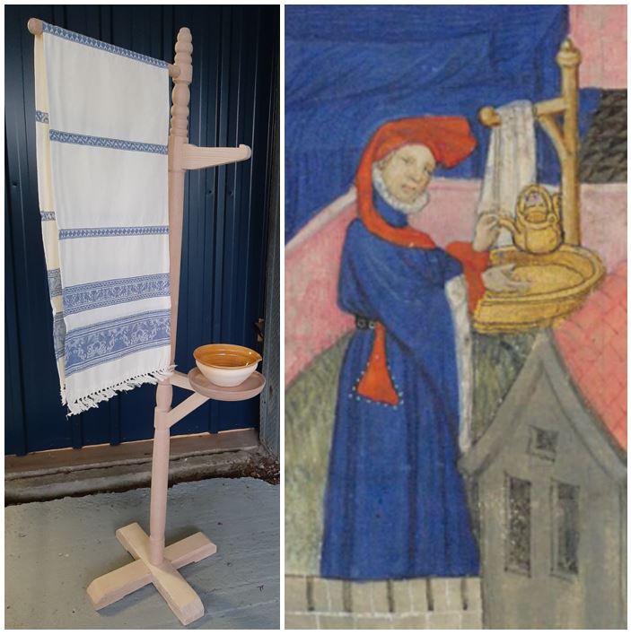 Lavabo à potence médiéval