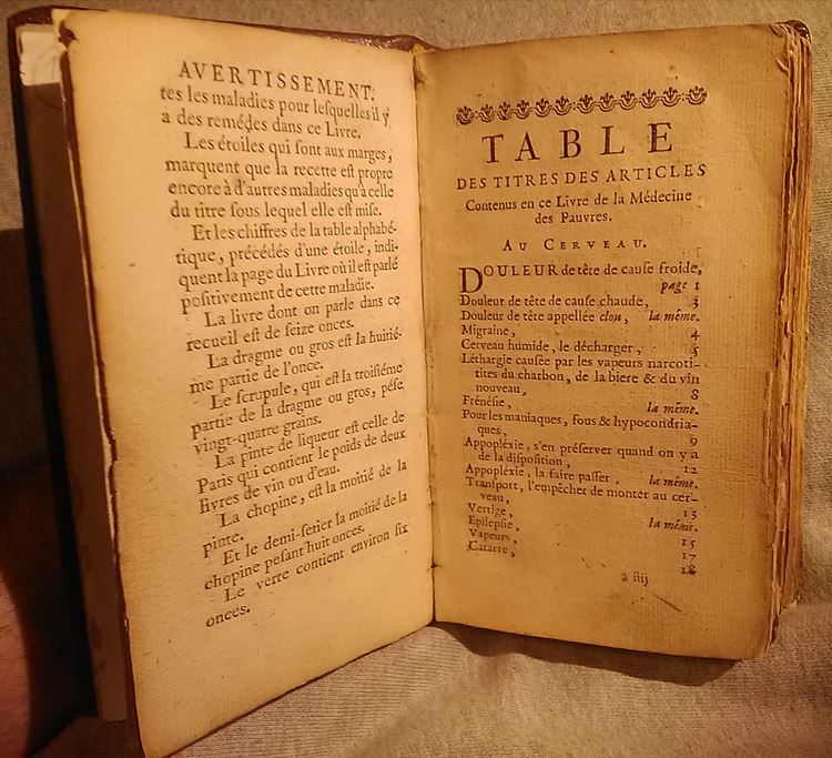 Edition originale de la médecine et la chirurgie des pauvres