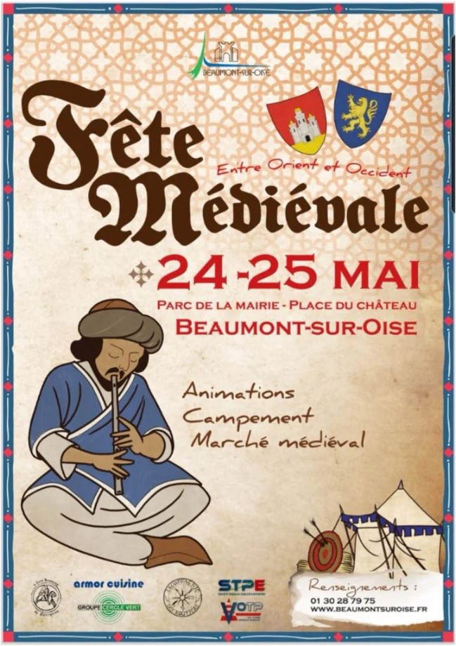 Scalpel et Matula Beaumont_04 Affiche de la fête médiévale de Beaumont sur Oise 2025