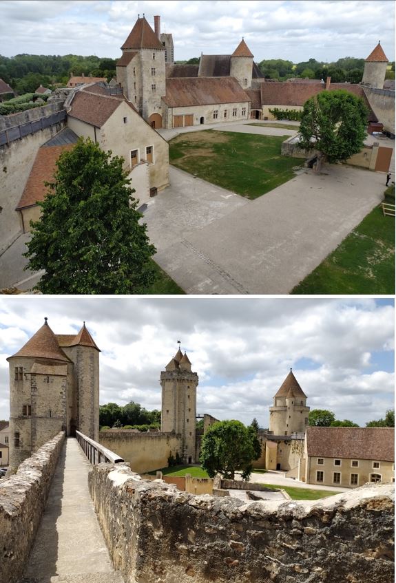 L'enceinte du château de Blandy les Tours