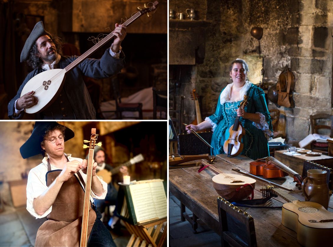 Les musiciens et luthier à la malabestia.