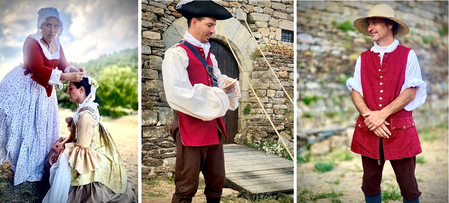 Les habitants du château à la malabestia.